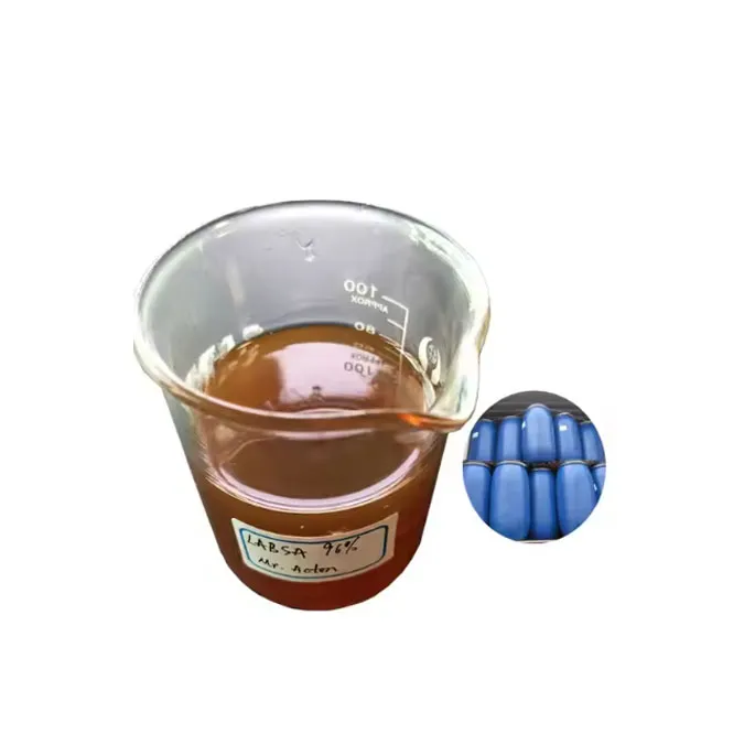 96% LABSA Ceimiceach Líneach Aigéad Sulfonic Líneach le haghaidh CAS Glantach 27176-87-0