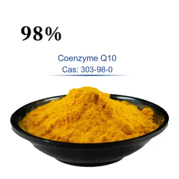 98% Coenzyme Q10 Forlíonadh Bia Púdair CAS 303-98-0