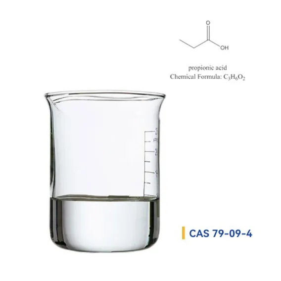Breiseán Bia Leachtach Aigéad Propionic Ardchaighdeáin CAS 79-09-4
