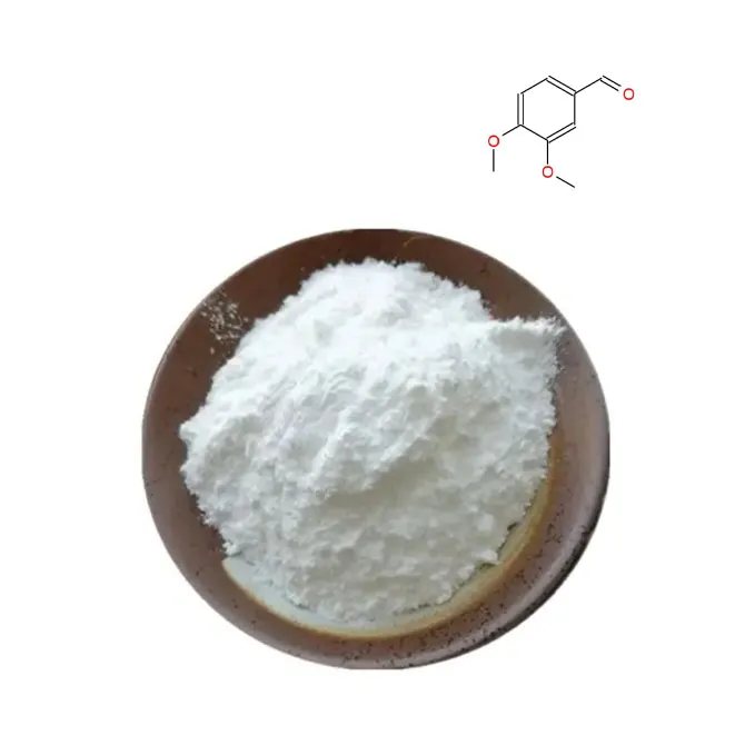 Veratraldehyde nó 3, 4- dimethoxybenzaldehyde 99% púdar CAS 120-14-9